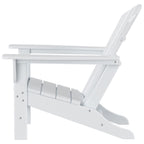 Polytrends Altura Chaise de jardin Adirondack en polyrésine, résistante aux intempéries et écologique (lot de 2)