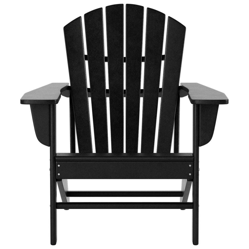 Polytrends Altura Chaise de jardin Adirondack en polyrésine, résistante aux intempéries et écologique (lot de 2)