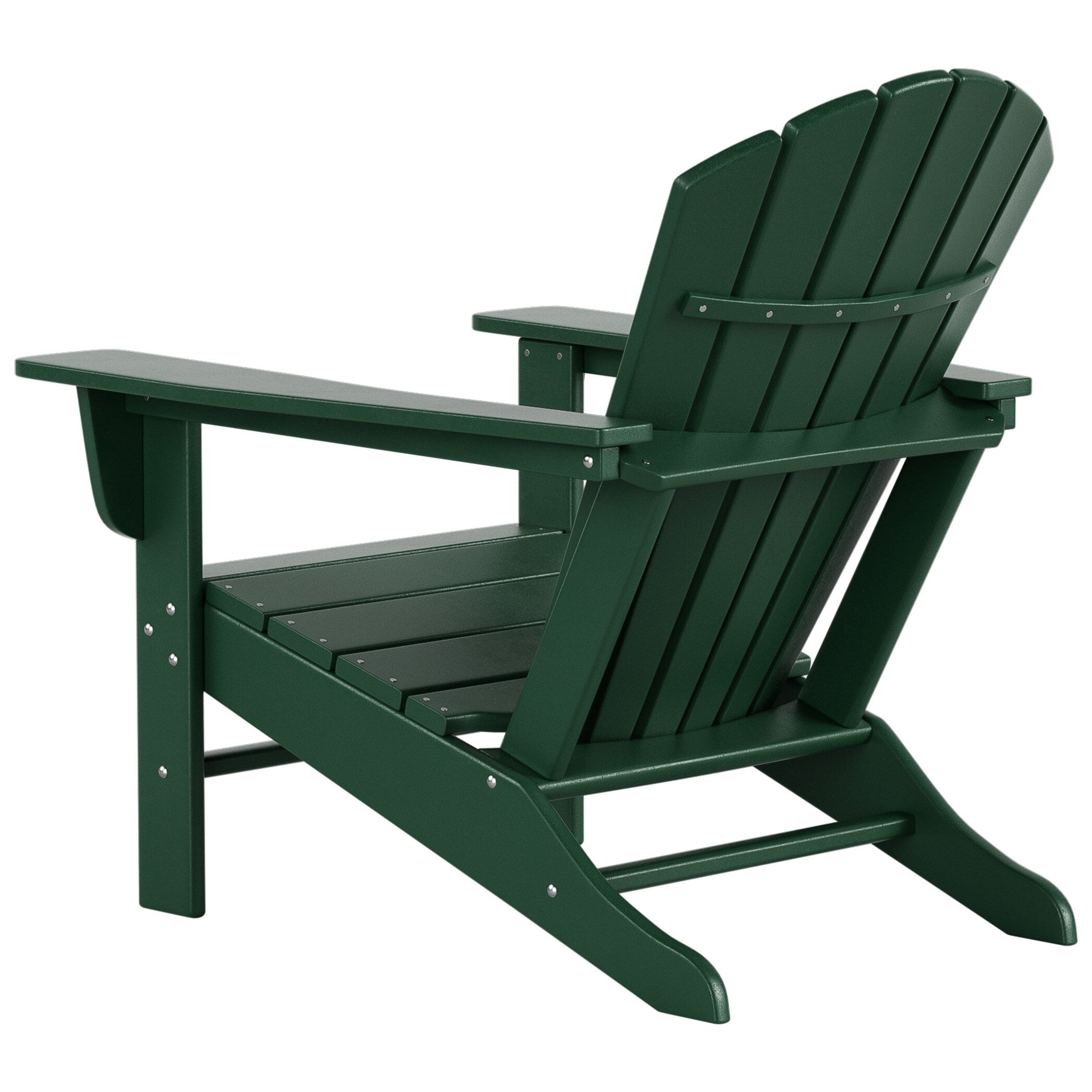 Polytrends Altura Chaise de jardin Adirondack en polyrésine, résistante aux intempéries et écologique (lot de 2)