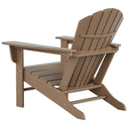 Polytrends Altura Chaise de jardin Adirondack en polyrésine, résistante aux intempéries et écologique (lot de 2)