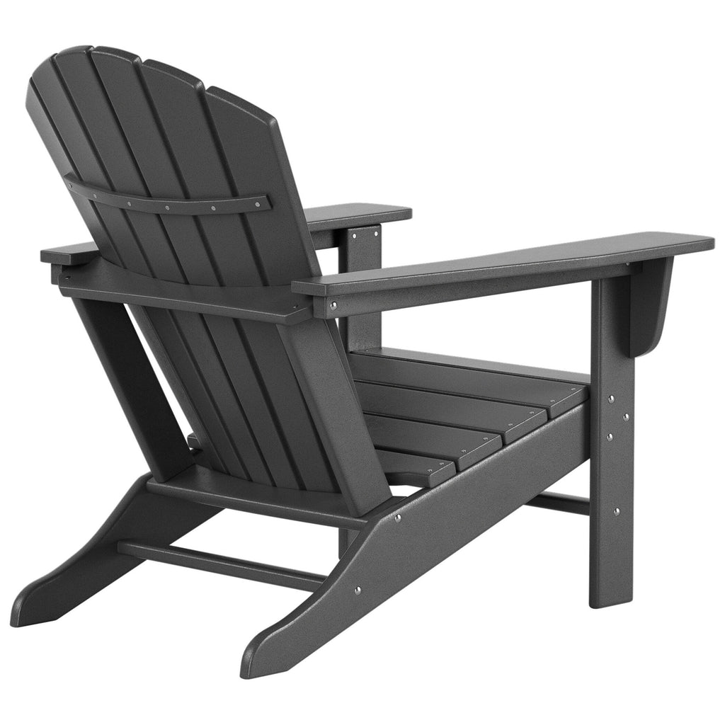 Polytrends Altura Chaise de jardin Adirondack en polyrésine, résistante aux intempéries et écologique (lot de 2)