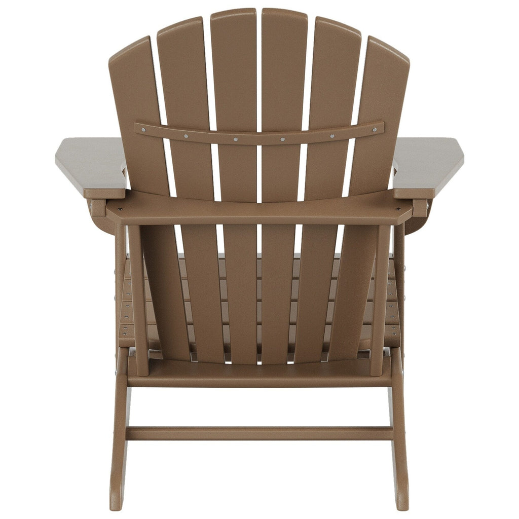 Polytrends Altura Chaise de jardin Adirondack en polyrésine, résistante aux intempéries et écologique (lot de 2)