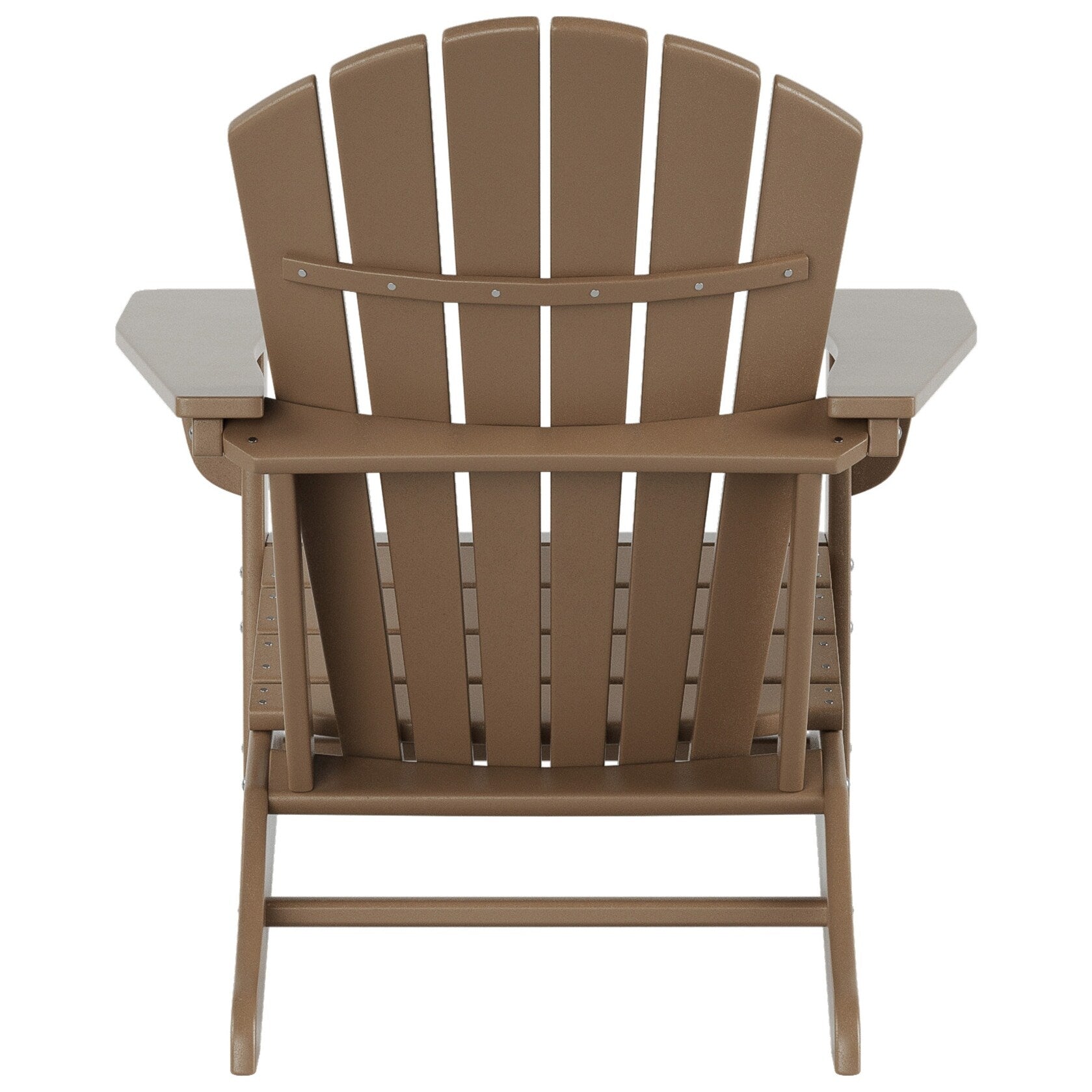 Polytrends Altura Chaise de jardin Adirondack en polyrésine, résistante aux intempéries et écologique (lot de 2)