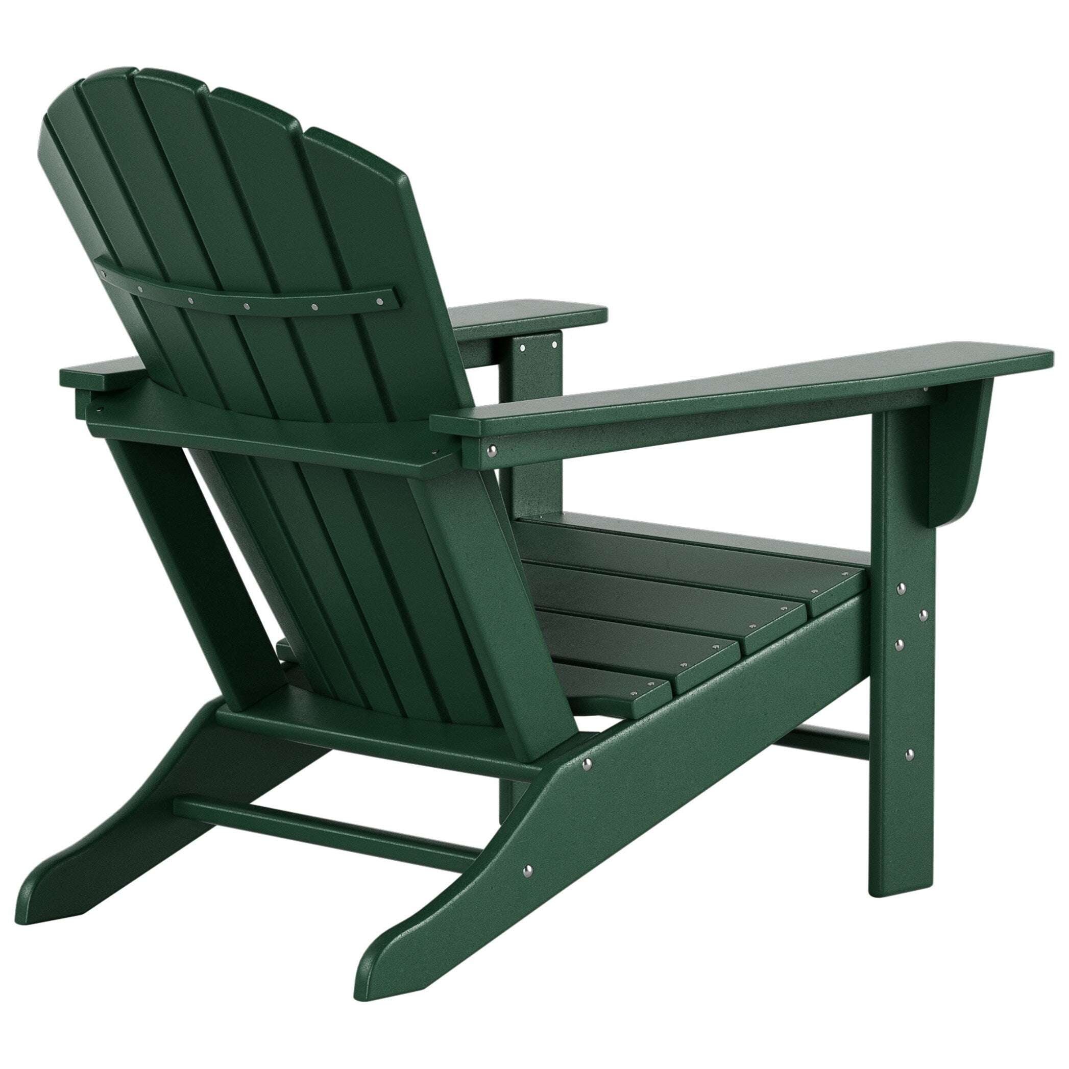 Polytrends Altura Chaise de jardin Adirondack en polyrésine, résistante aux intempéries et écologique (lot de 2)