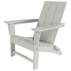 Chaise Adirondack pliable, moderne, écologique, résistante aux intempéries, pour usage commercial et résidentiel, de la marque Polytrends Shoreside.