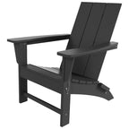 Chaise Adirondack pliable, moderne, écologique, résistante aux intempéries, pour usage commercial et résidentiel, de la marque Polytrends Shoreside.