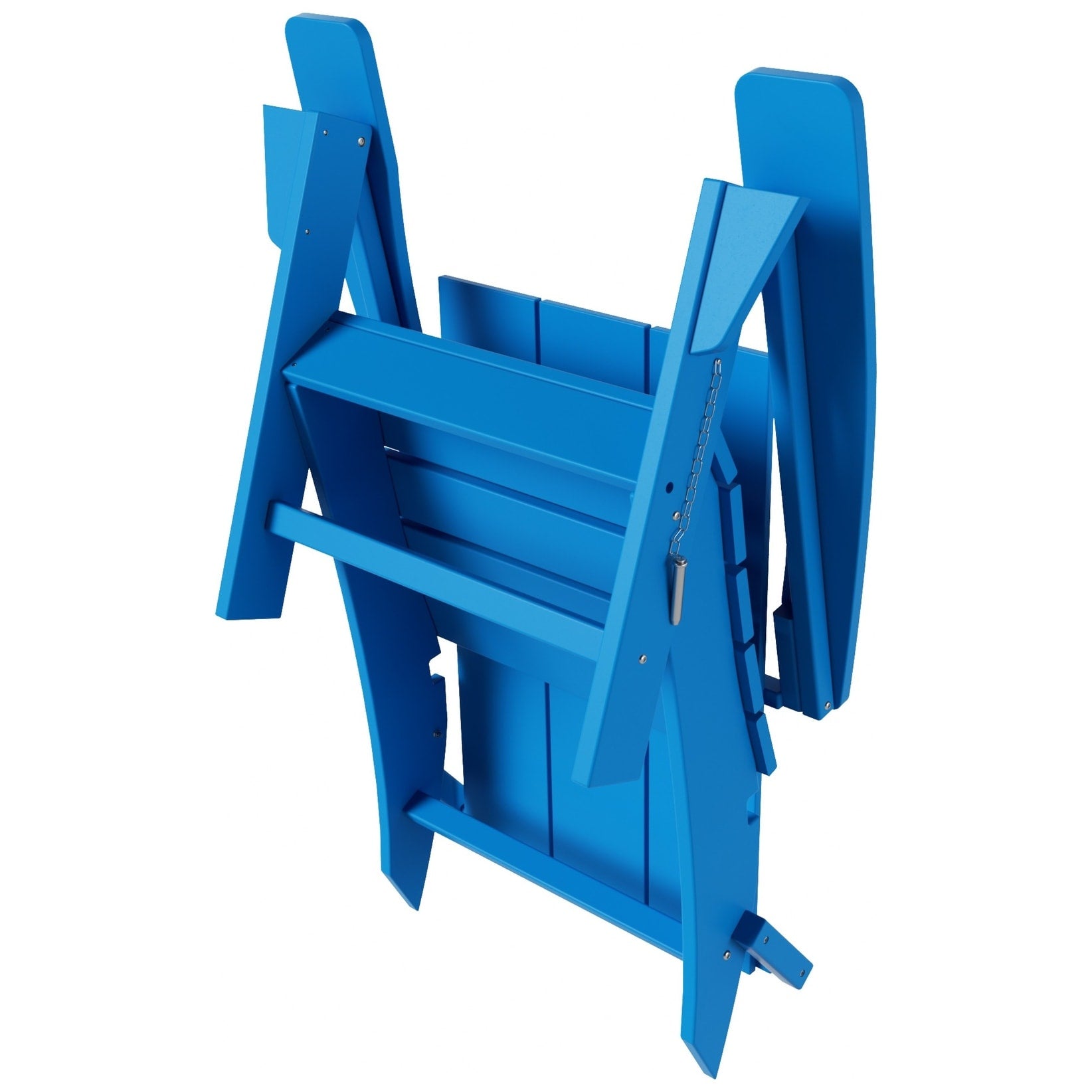 Chaise Adirondack pliable, moderne, écologique, résistante aux intempéries, pour usage commercial et résidentiel, de la marque Polytrends Shoreside.