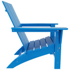 Chaise Adirondack pliable, moderne, écologique, résistante aux intempéries, pour usage commercial et résidentiel, de la marque Polytrends Shoreside.