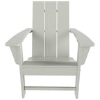 Chaise Adirondack pliable, moderne, écologique, résistante aux intempéries, pour usage commercial et résidentiel, de la marque Polytrends Shoreside.