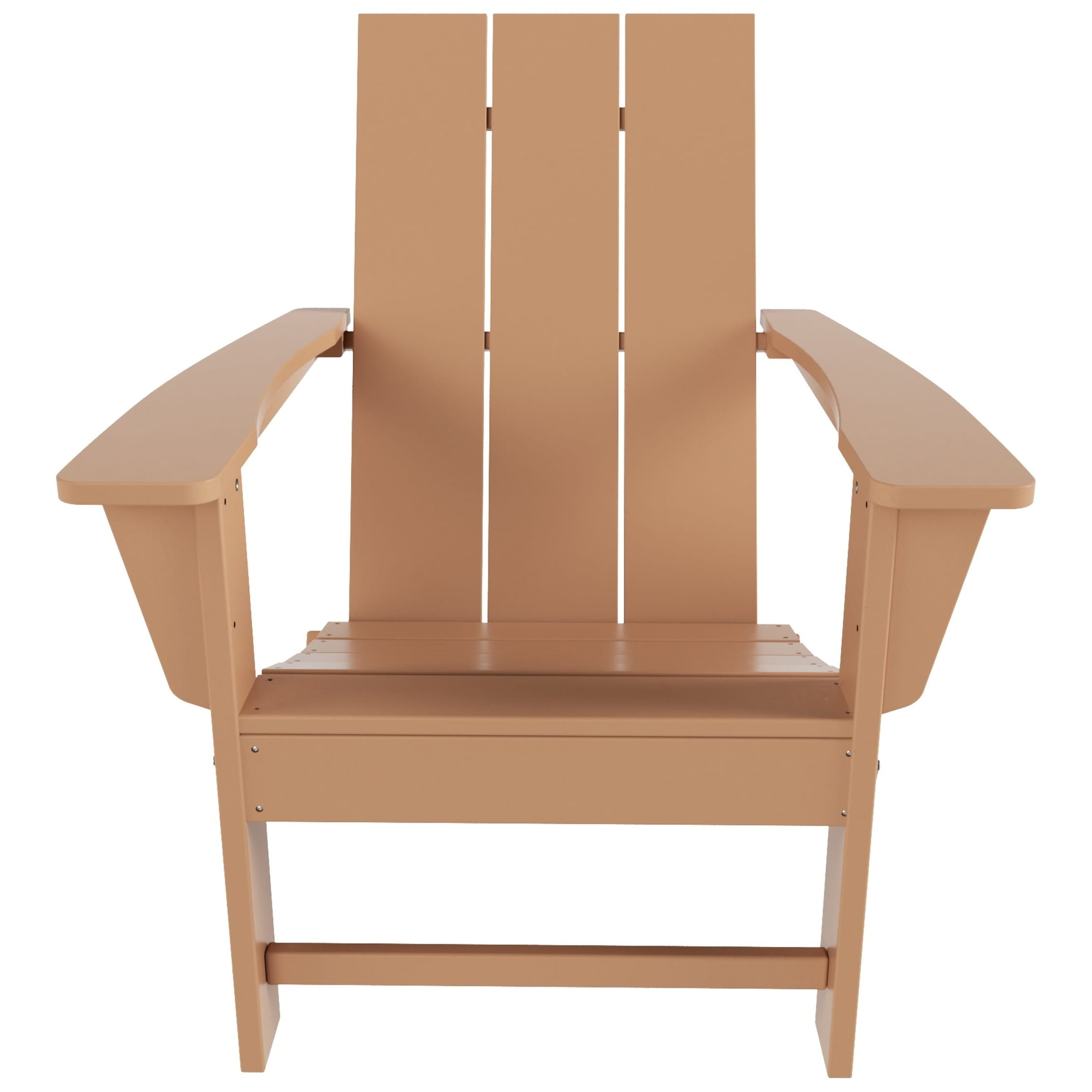 Chaise Adirondack pliable, moderne, écologique, résistante aux intempéries, pour usage commercial et résidentiel, de la marque Polytrends Shoreside.