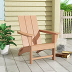 Chaise Adirondack pliable, moderne, écologique, résistante aux intempéries, pour usage commercial et résidentiel, de la marque Polytrends Shoreside.