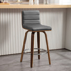 Tabourets de bar/hauts-sièges pivotants en simili cuir 26/29, lot de 2/3