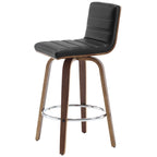 Tabourets de bar/hauts-sièges pivotants en simili cuir 26/29, lot de 2/3