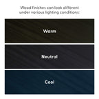 Table console moderne à structure en poutres et planches - 46