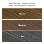 Table console moderne à structure en poutres et planches - 46