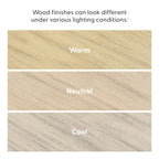 Table console moderne à structure en poutres et planches - 46