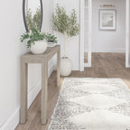 Table console moderne à structure en poutres et planches - 46