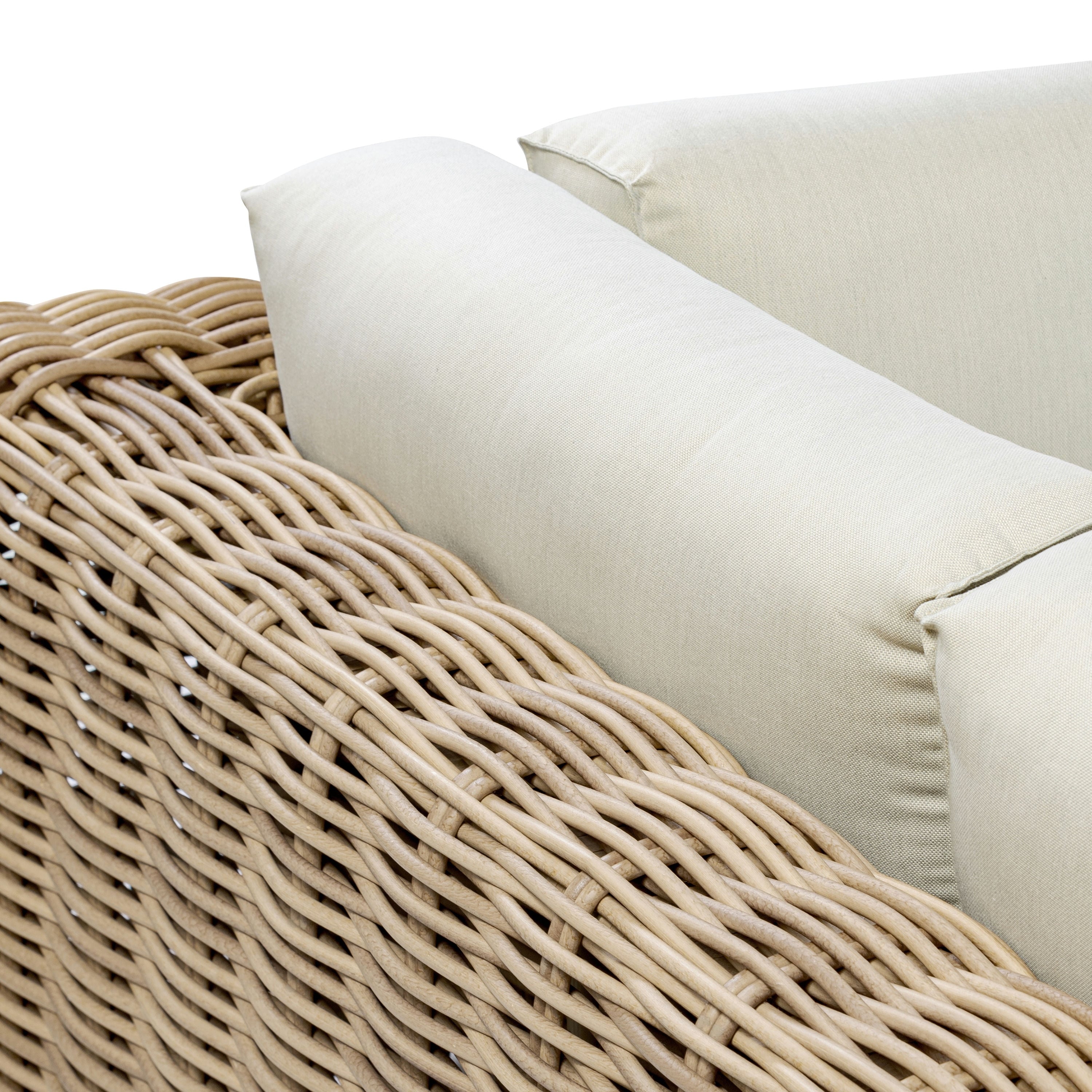 Ensemble de canapé d'angle d'extérieur/terrasse Poly &amp; Bark Puglia avec table basse