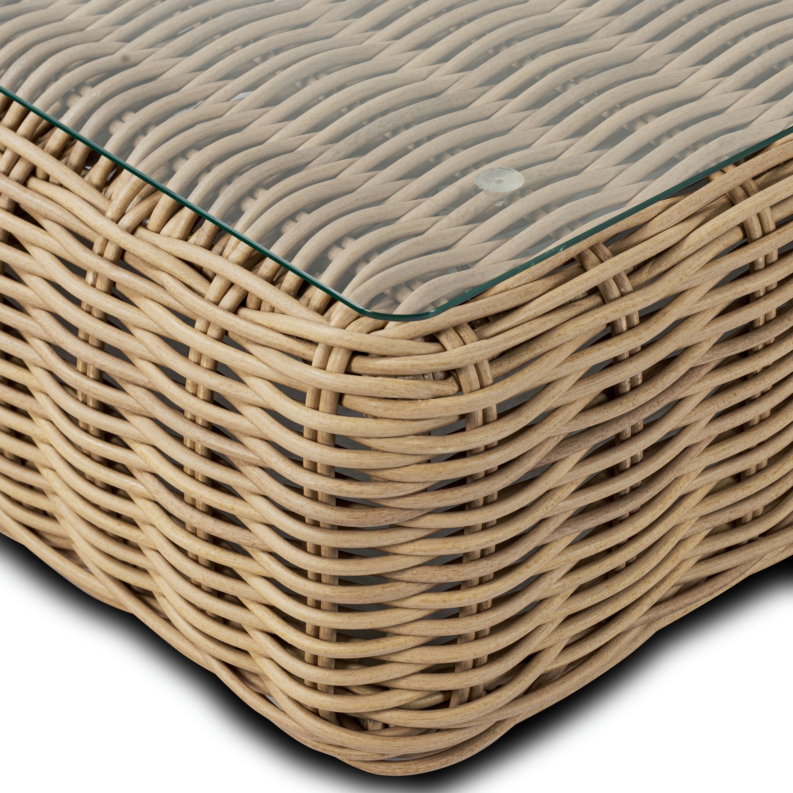 Ensemble de canapé d'angle d'extérieur/terrasse Poly &amp; Bark Puglia avec table basse