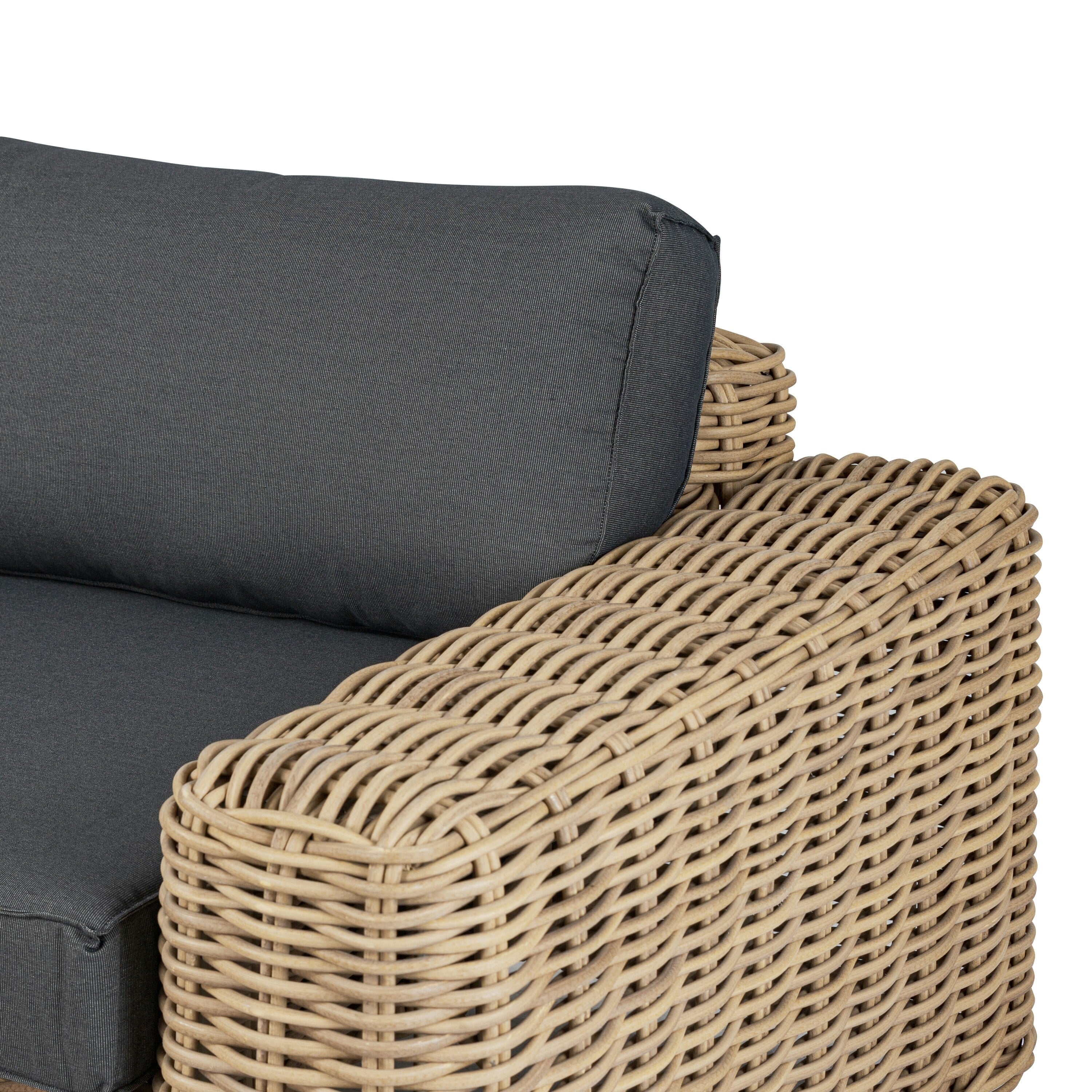 Ensemble de canapé d'angle d'extérieur/terrasse Poly &amp; Bark Puglia avec table basse