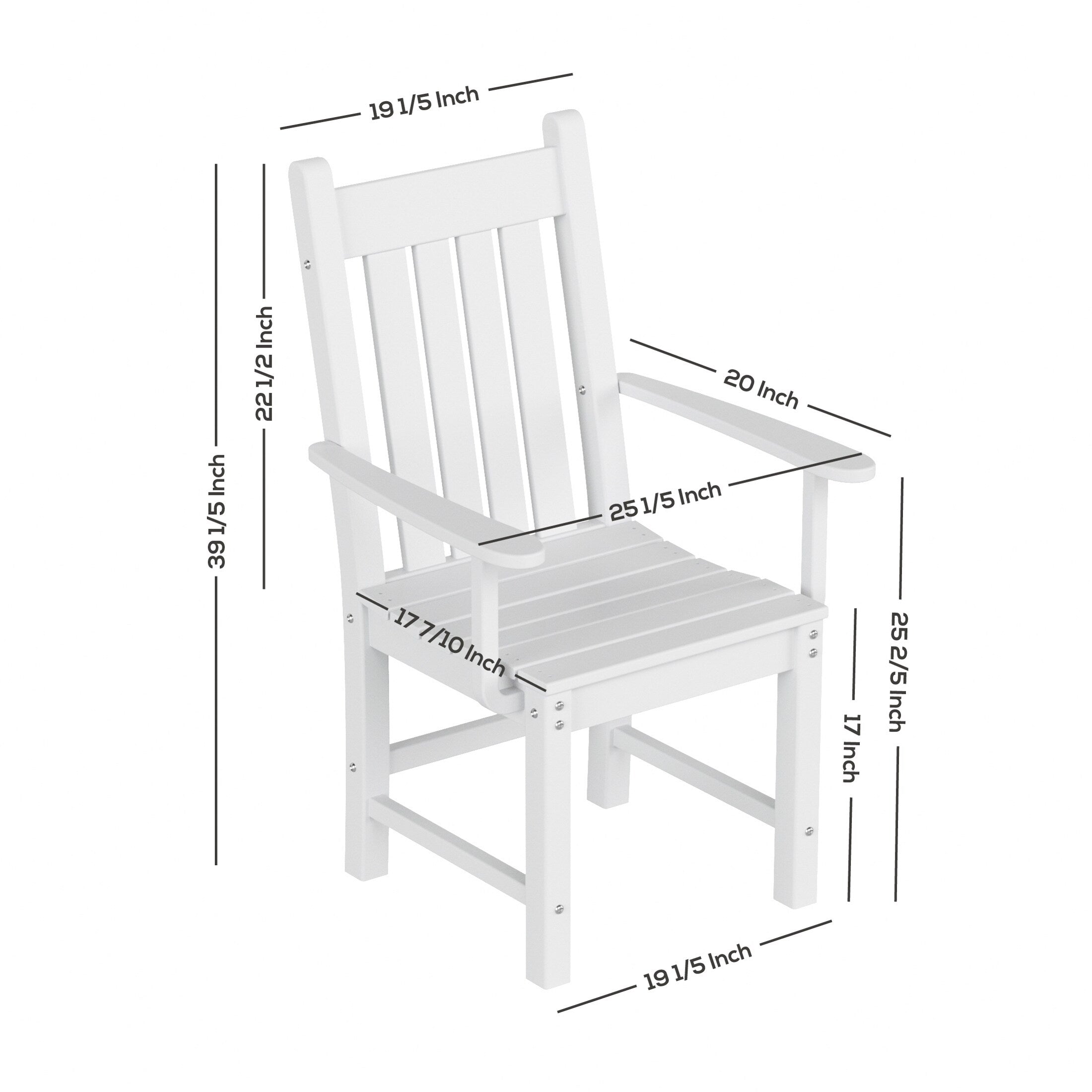 Ensemble de salle à manger d'extérieur Polytrends Laguna en PEHD résistant aux intempéries, avec table ronde et fauteuils (ensemble de 5 pièces)