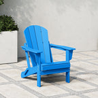 Chaise de jardin pliante Adirondack Polytrends Laguna, résistante à la décoloration et aux intempéries.