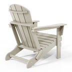 Polytrends Laguna Fauteuils Adirondack pliants d'extérieur résistants aux intempéries (lot de 2)