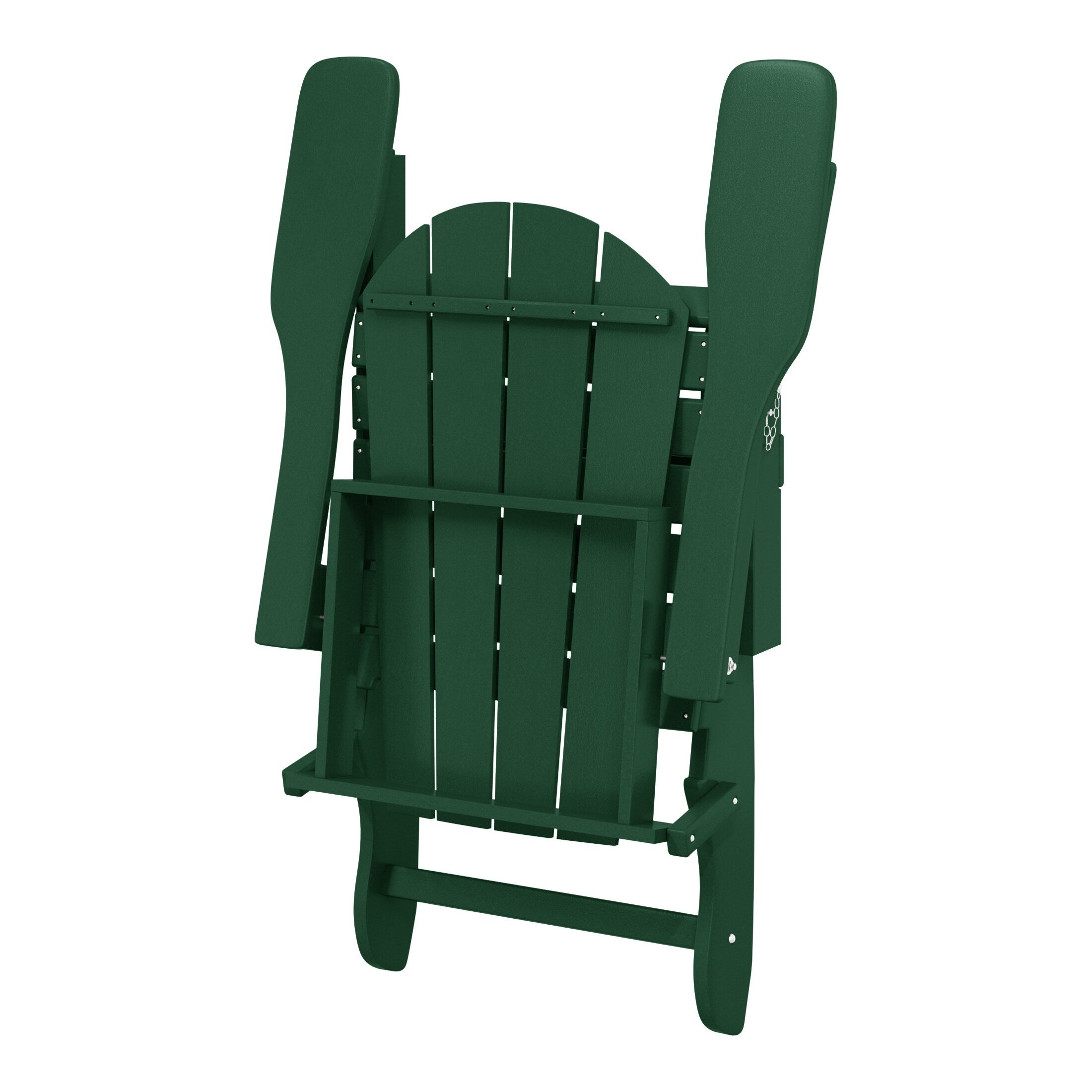 Polytrends Laguna Fauteuils Adirondack pliants d'extérieur résistants aux intempéries (lot de 2)