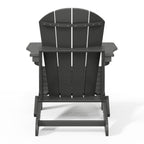 Polytrends Laguna Fauteuils Adirondack pliants d'extérieur résistants aux intempéries (lot de 2)