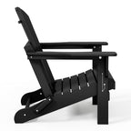 Polytrends Laguna Fauteuils Adirondack pliants d'extérieur résistants aux intempéries (lot de 2)