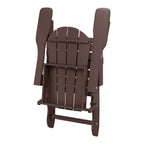 Polytrends Laguna Fauteuils Adirondack pliants d'extérieur résistants aux intempéries (lot de 2)