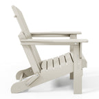 Polytrends Laguna Chaises de jardin pliantes Adirondack résistantes aux intempéries (lot de 4)