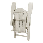 Polytrends Laguna Chaises de jardin pliantes Adirondack résistantes aux intempéries (lot de 4)