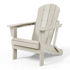 Polytrends Laguna Chaises de jardin pliantes Adirondack résistantes aux intempéries (lot de 4)