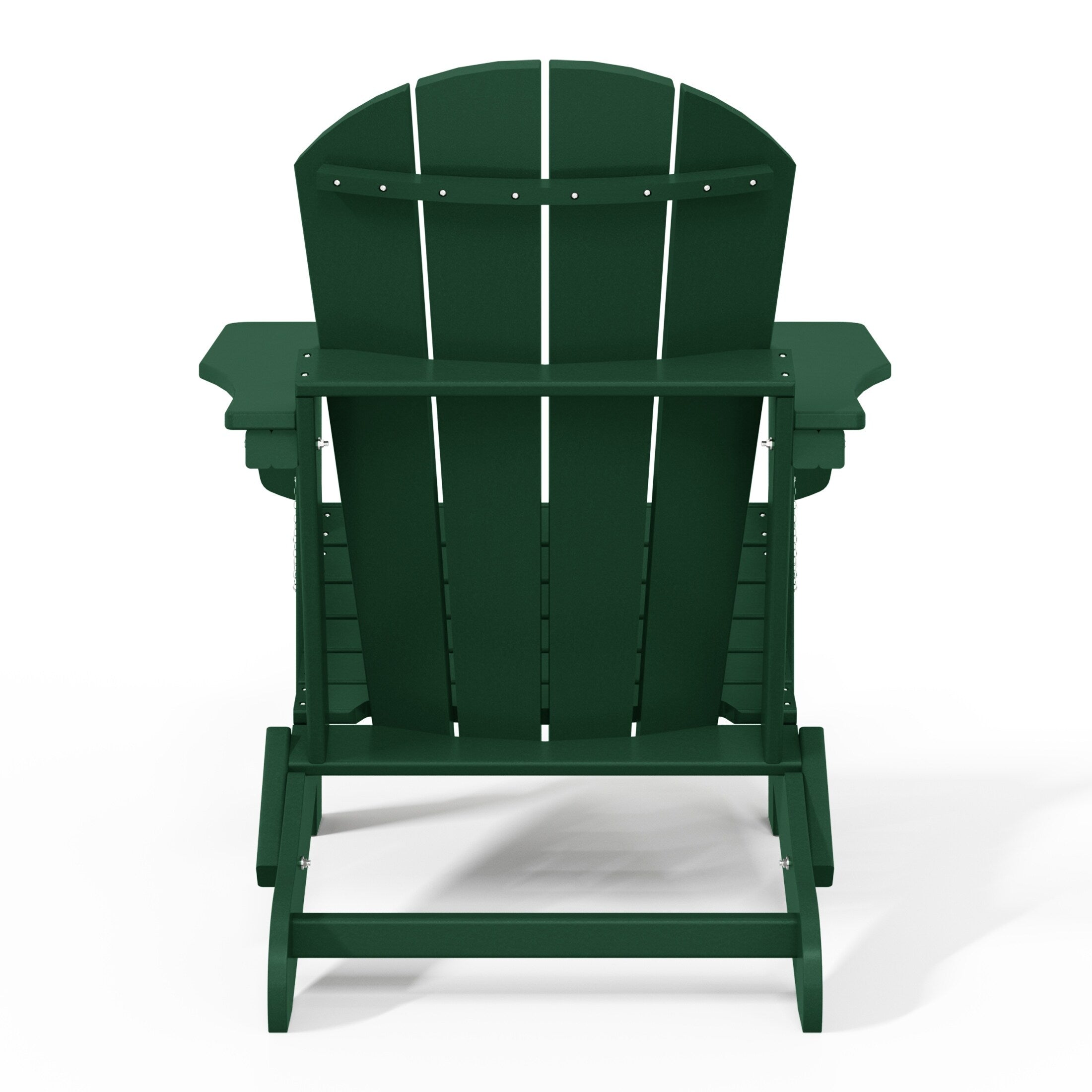 Polytrends Laguna Chaises de jardin pliantes Adirondack résistantes aux intempéries (lot de 4)