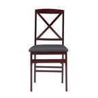 Chaise pliante Espresso pour véranda et salon (lot de 2)