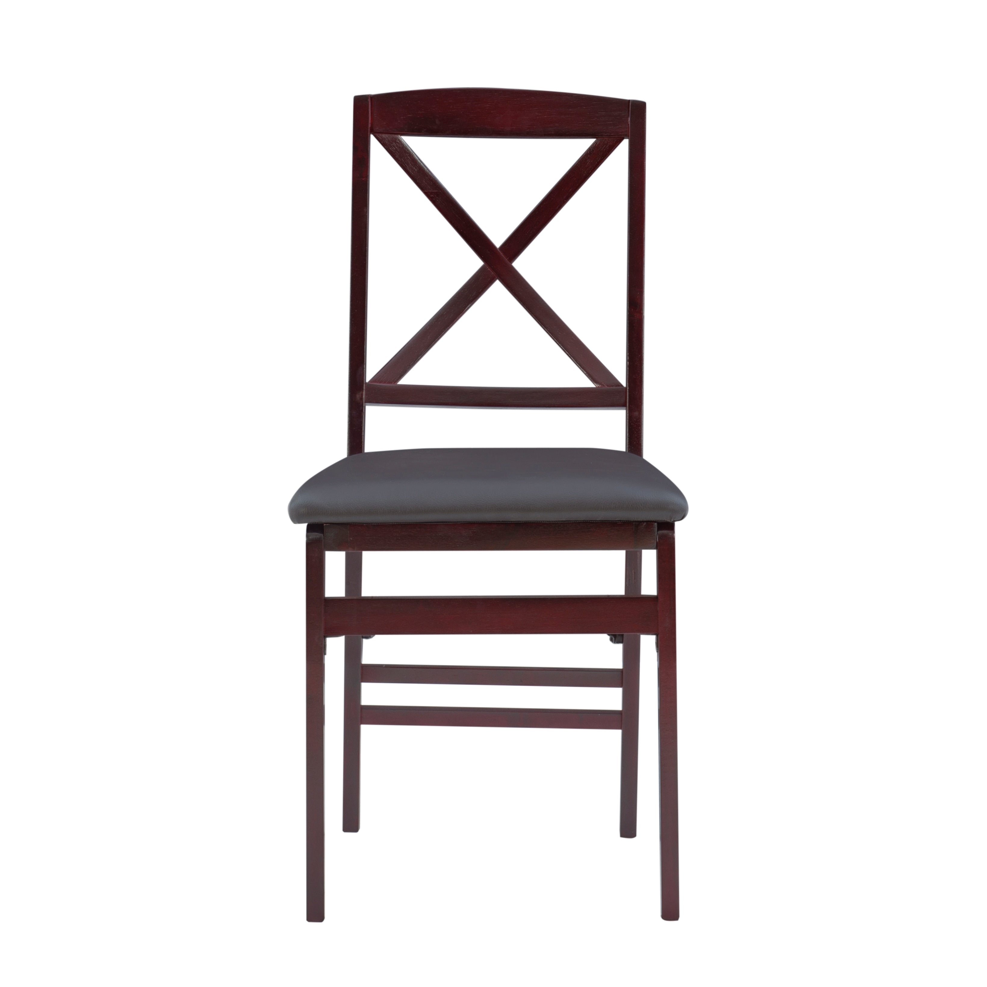 Chaise pliante Espresso pour véranda et salon (lot de 2)