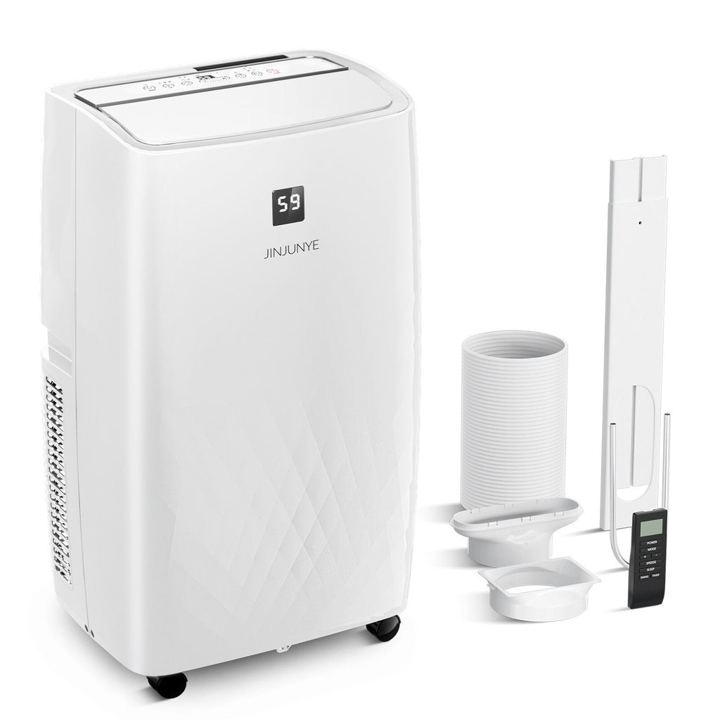 Climatiseur portable avec chauffage – 12000 BTU de refroidissement et 10000 BTU de chauffage pour les pièces jusqu'à 700 pieds carrés.