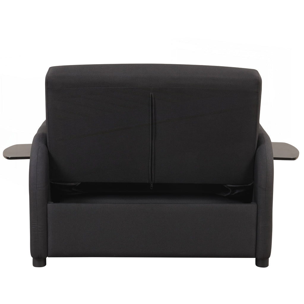 Canapé-lit gigogne 3 en 1 avec 2 tables d'appoint