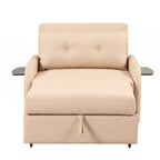 Canapé-lit gigogne 3 en 1 avec 2 tables d'appoint