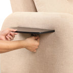 Canapé-lit gigogne 3 en 1 avec 2 tables d'appoint