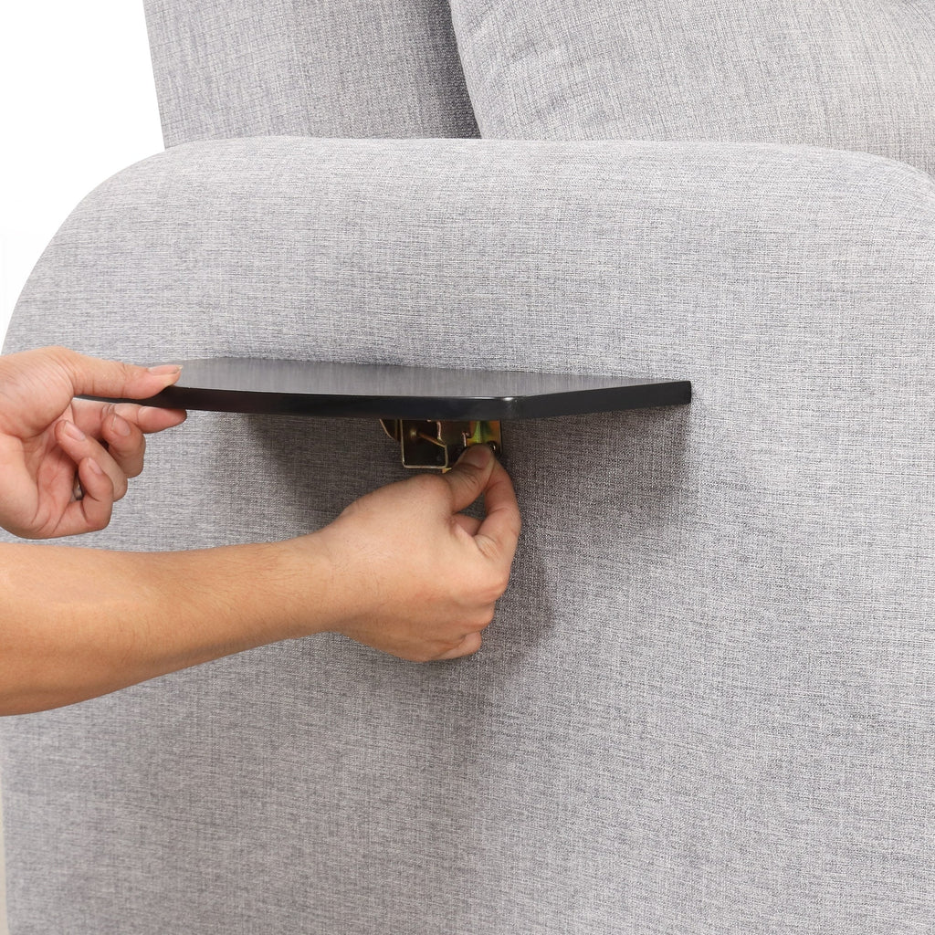 Canapé-lit gigogne 3 en 1 avec 2 tables d'appoint