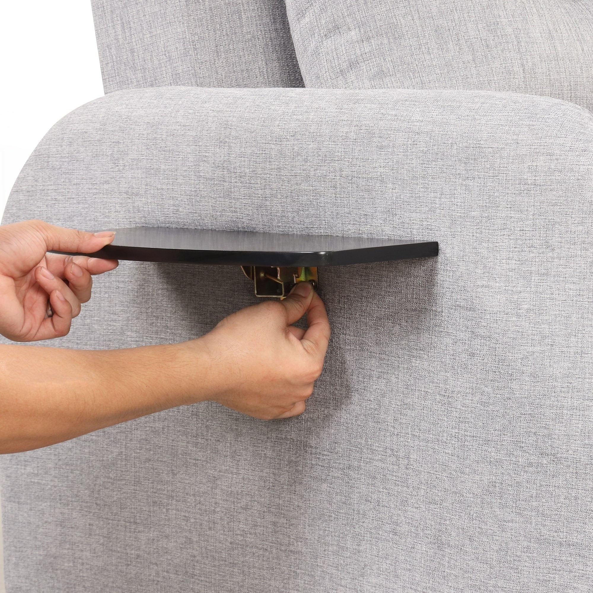 Canapé-lit gigogne 3 en 1 avec 2 tables d'appoint