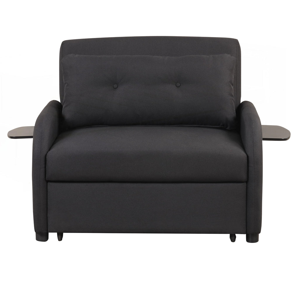 Canapé-lit gigogne 3 en 1 avec 2 tables d'appoint