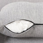 Canapé-lit gigogne 3 en 1 avec 2 tables d'appoint