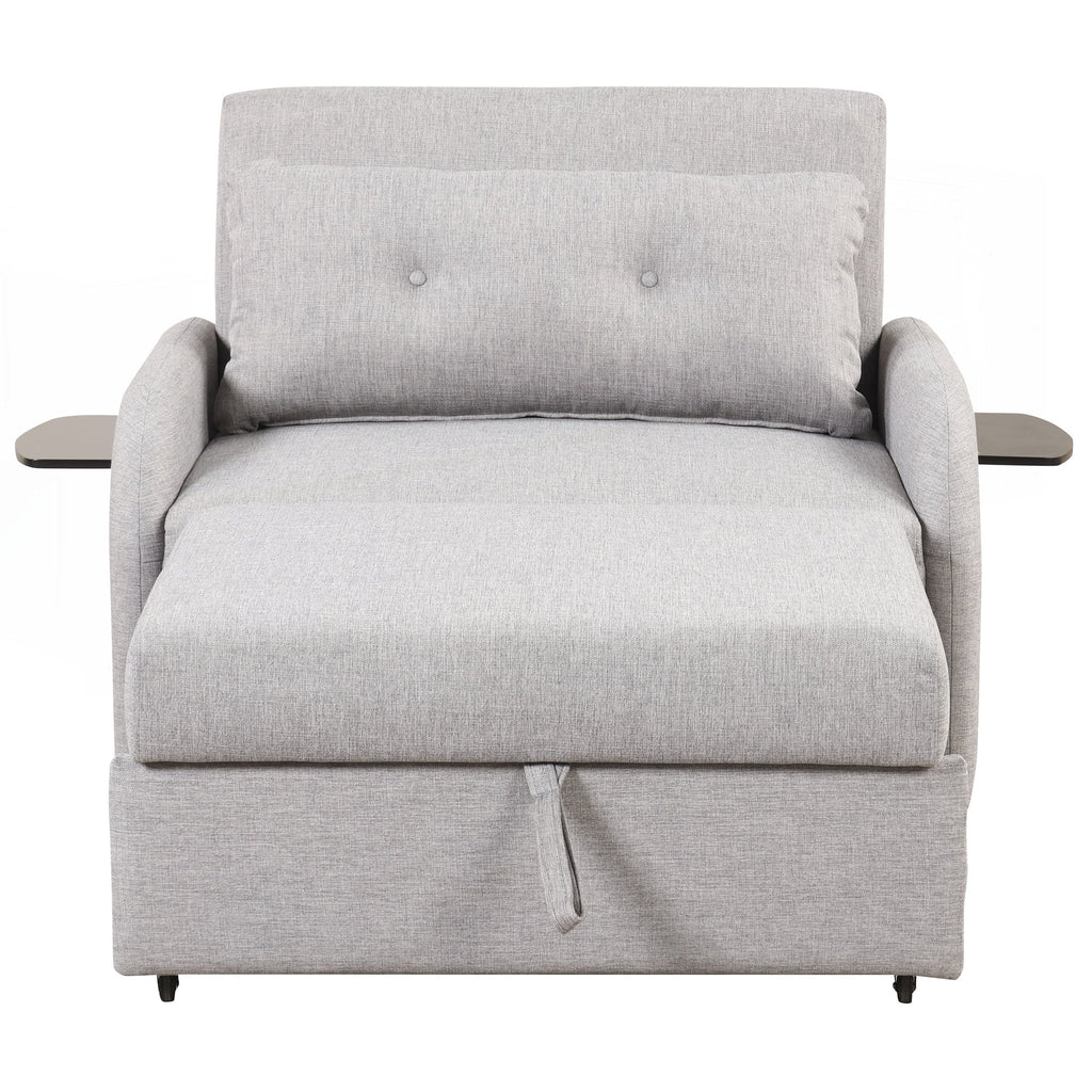 Canapé-lit gigogne 3 en 1 avec 2 tables d'appoint