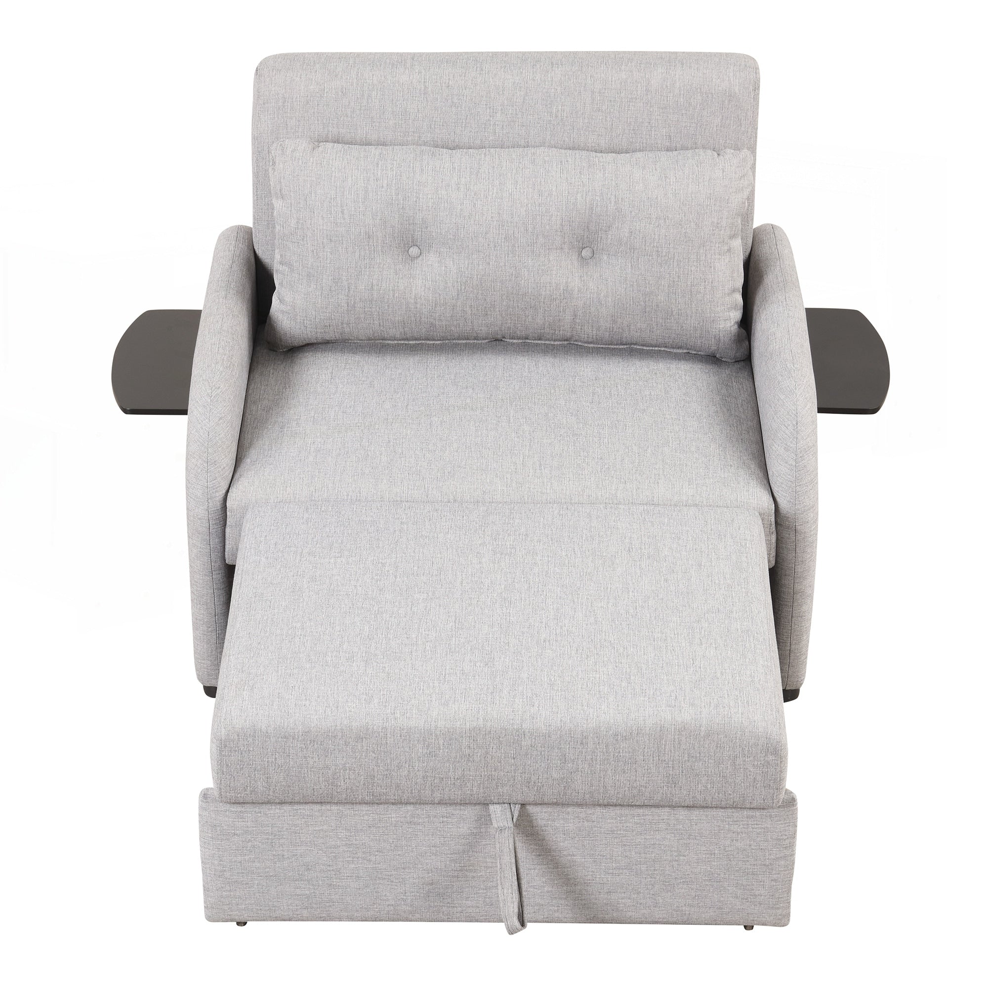 Canapé-lit gigogne 3 en 1 avec 2 tables d'appoint