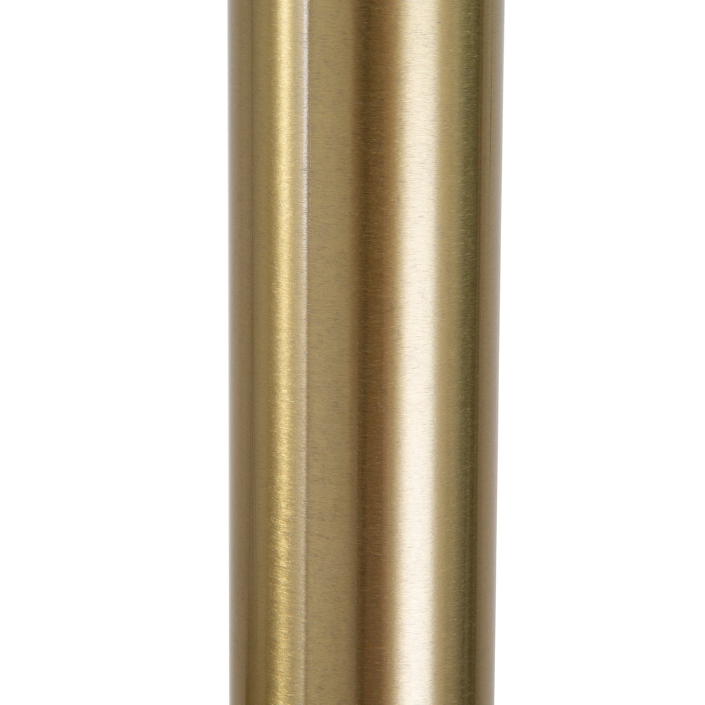 Lampe de sol à arche réglable en acier Q-Max 81 avec abat-jour extra large et socle en marbre