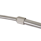 Lampe de sol à arche réglable en acier Q-Max 81 avec abat-jour extra large et socle en marbre