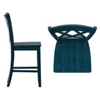 Chaises de bar Ronda à dossier double en X (lot de 2)